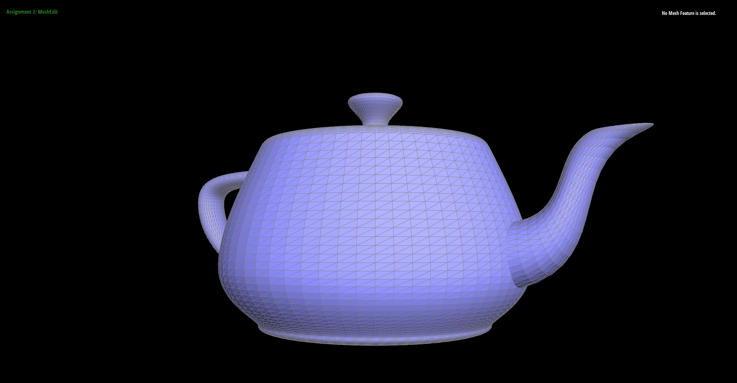 Teapot flat shading