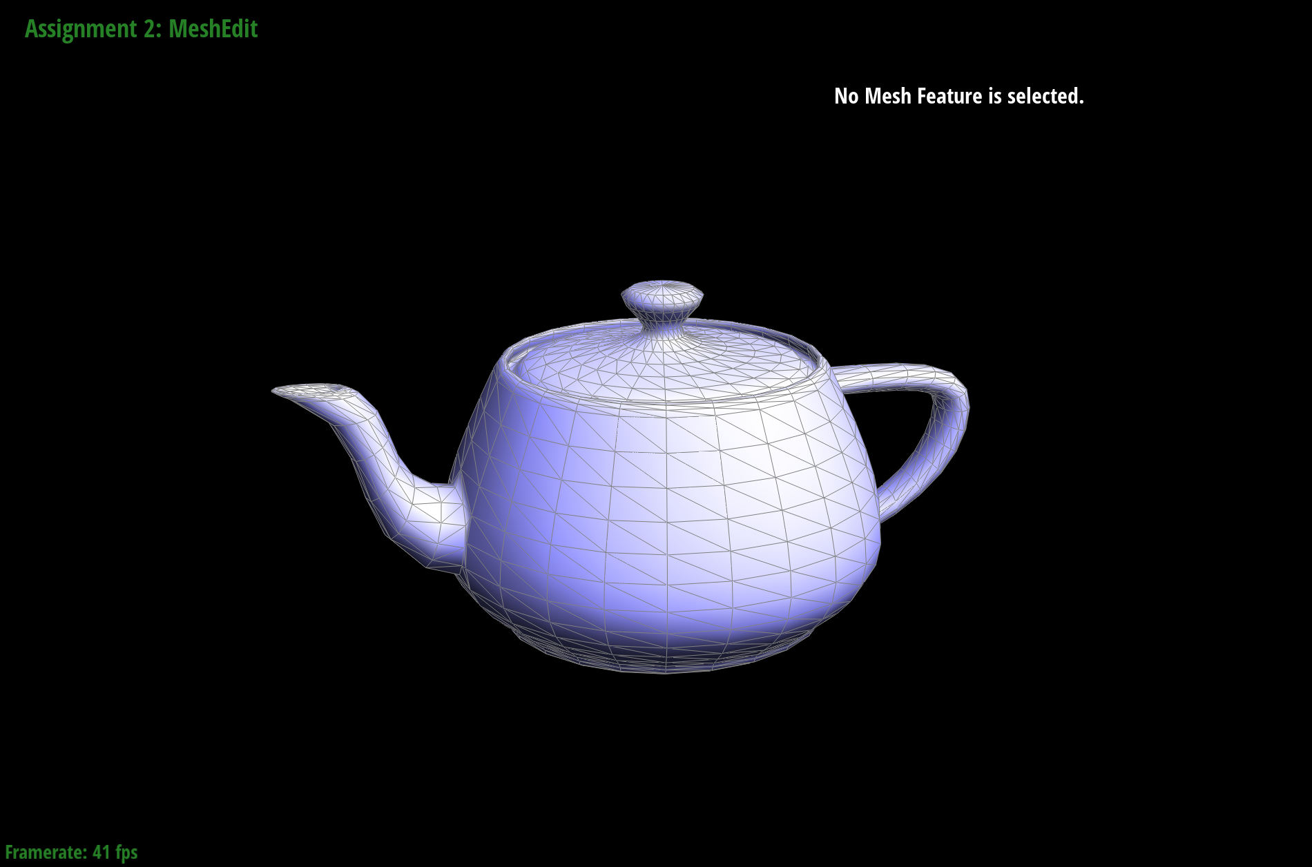 Teapot smooth shading with vertex normals